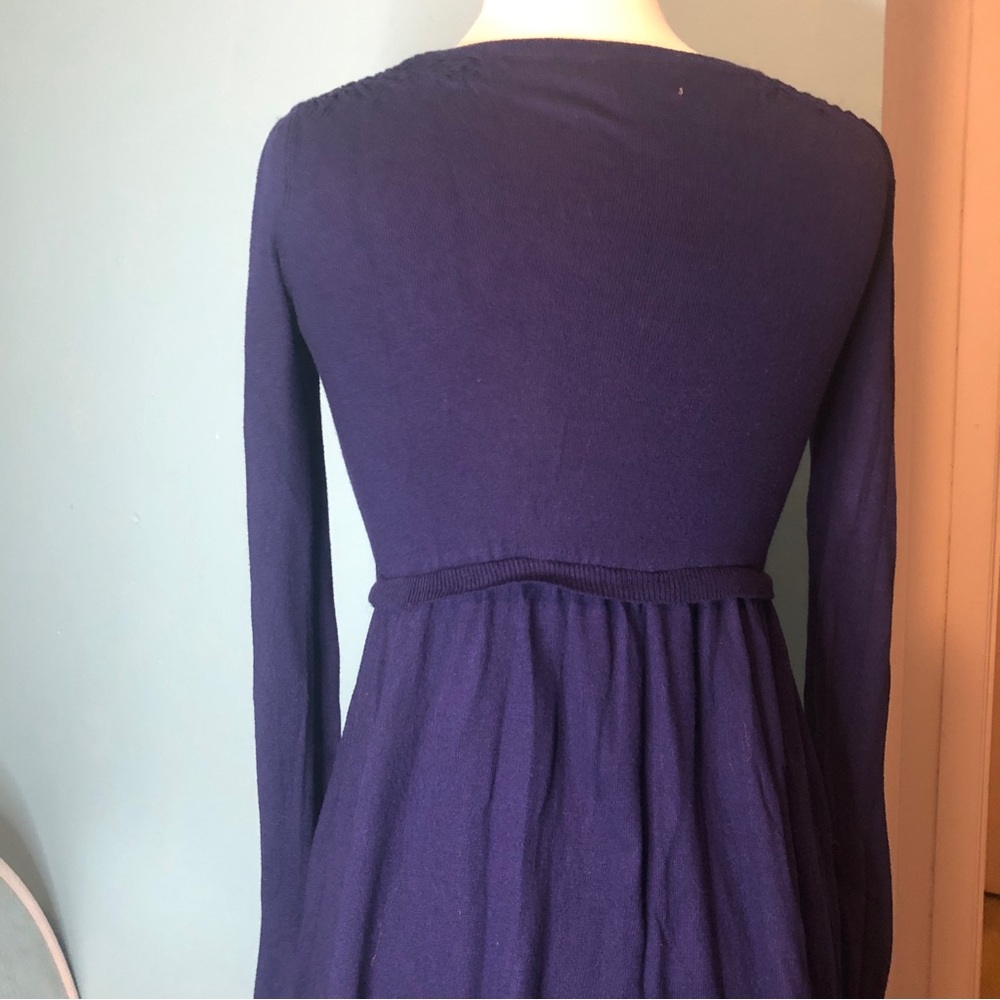 Aoyama Itchome cashmere wool dress. Purple. Size small. - Picture 8 of 9